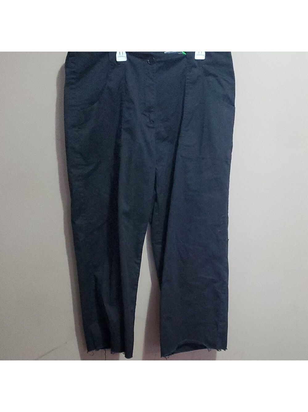 Frank And Oak Annie Relaxed Fit Black Pants Size 14